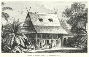 House of a Hova-hövding (gravyr) av European School