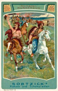 Huns (chromolitho) av European School