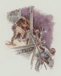 Illustration för Notre-Dame De Paris av Victor Hugo av European School