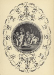Illustration från Michael Angelo Pergolesis Book of Ornaments (gravyr) av European School