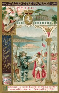 Italienska provinser, Liebig-kort, början av 1900-talet (chromo) av European School