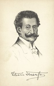 Johann Strauss den yngre (litografi) av European School