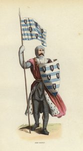 John Sitsylt (färgad gravyr) av European School