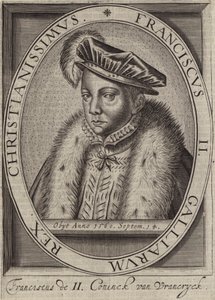 Kung Frans II av Frankrike (gravyr) av European School