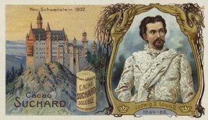 Kung Ludwig II av Bayern och slottet Neuschwanstein av European School