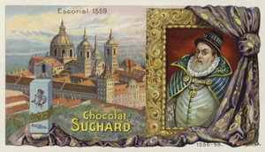 Kung Filip II av Spanien och El Escorial av European School