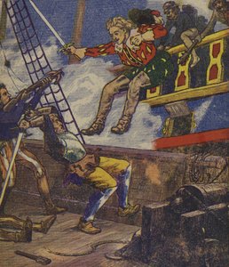 Klaus Störtebeker (färglitografi) av European School