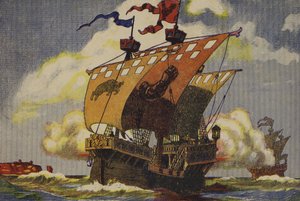 Klaus Störtebeker (färglitografi) av European School