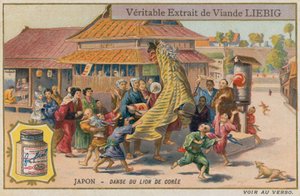 Koreansk lejondans i Japan av European School