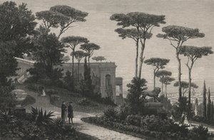 Le Monte-Pincio A Rome (gravyr)