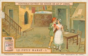 Le Petit Marat, Liebig-kort, början av 1900-talet (chromo) av European School