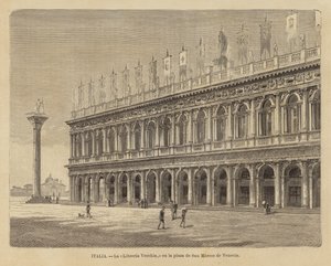 Libreria Vecchia på Piazza San Marco i Venedig av European School