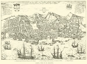 Lissabon, St Ignatius tid (gravyr) av European School