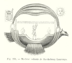 Machine volante de Barthelemy Lourenco (gravyr) av European School
