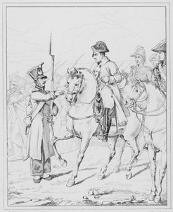 Napoleon: Sire ma mere est vieille et infirme, Sire min mor är en gammal och svag kvinna (gravyr) av European School