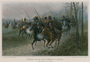 Napoleon och hans stab överraskade av kosacker av European School