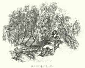 Napoleon i St Helena (gravyr) av European School