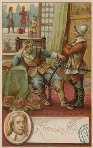 Oliver Cromwell och avrättningen av Charles I, 1649 av European School
