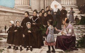 Palmsöndag (fotogravyr i färg) av European School