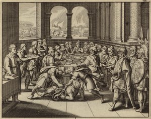 Liknelsen om bröllopsfesten (gravyr) av European School