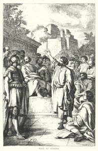 Paul i Aten (gravyr) av European School