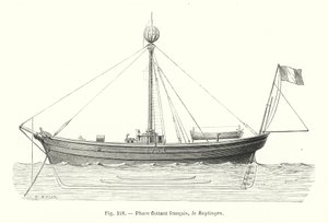 Fransk flytande fyr, Le Ruytingen (gravyr) av European School