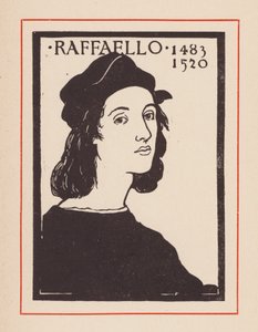 Raphael, italiensk renässanskonstnär och arkitekt (lito) av European School