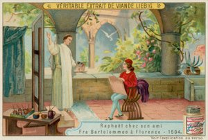 Raphael med sin vän Fra Bartolommeo av European School