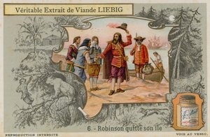 Robinson Crusoe lämnar ön av European School