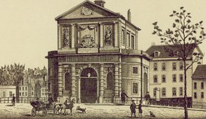 Rotterdam: Delftsche Poort (litografi) av European School