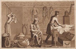 Sadelmakare (litho) av European School