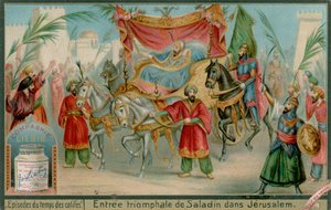 Saladdins inträde i Jerusalem av European School