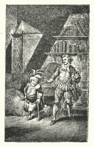 Scen från Der krumme Teufel (Den haltande djävulen), den första operan av Joseph Haydn (gravyr) av European School