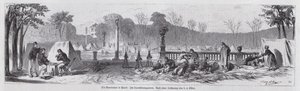 Scen i Jardin du Luxembourg under Pariskommunen av European School