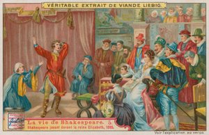 Shakespeare uppträdde inför drottning Elizabeth I 1595 av European School