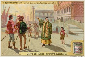 Shylock, Bassanio och Antonio av European School