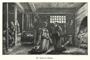 St Louis i fängelse (gravyr) av European School
