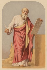 St Luke (färglitografi) av European School