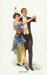 Tango (färglitografi) av European School