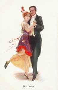 Tango (färglitografi) av European School