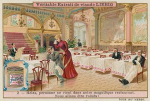 Den tomma restaurangen av European School