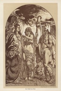 The Judgment of Paris (litho) av European School