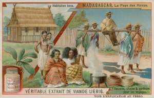 The Land of the Hova: A Hova Village and a Sedan Chair av European School