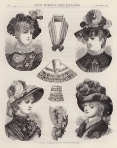 De senaste Chapeaux, Coiffure och underkläder av European School