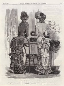 Minghetti och Antonine kostymer (gravyr) av European School