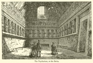 Tepidarium, vid baden (gravyr) av European School