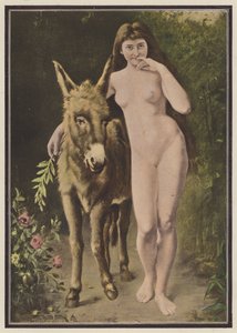 Den gyllene åsnan (färg litho) av European School