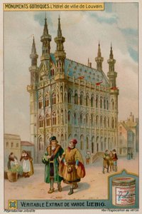 Rådhuset i Leuven i Belgien av European School