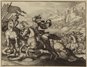Judas Maccabeus segrar (gravyr) av European School