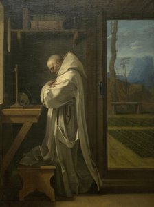 Sankt Bruno i bön av Eustache Le Sueur